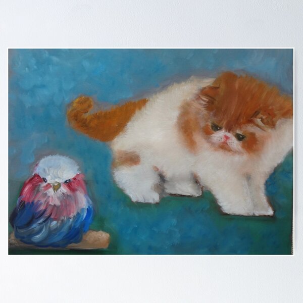 Item preview, Kitty and the Bird designed and sold by jennyleeandjim.