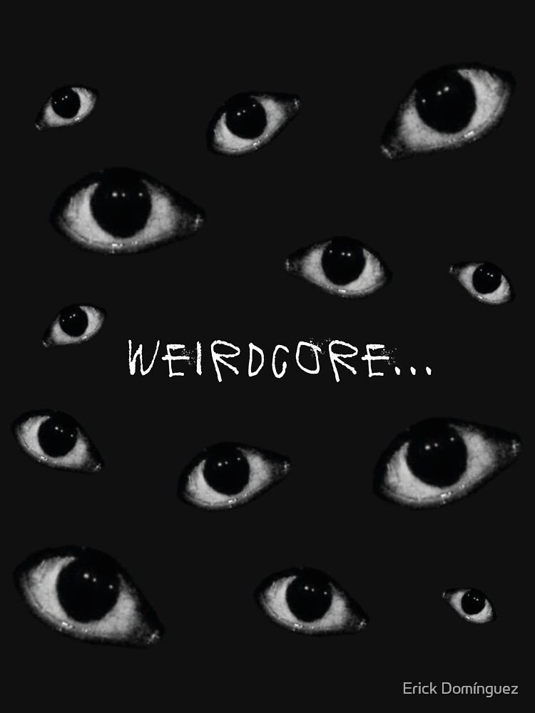 Weirdcore black eyes Essential T-Shirt by Erick Domínguez