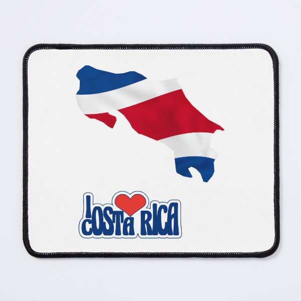 Item preview, Costa Rica Map Flag designed and sold by Tienda-Vane.