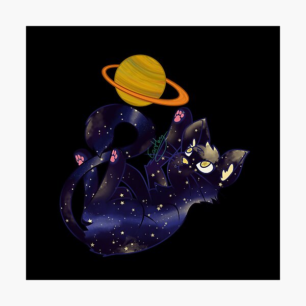 Item preview, Galaxy the Space Kitten designed and sold by Cosmic Kitty Colors.