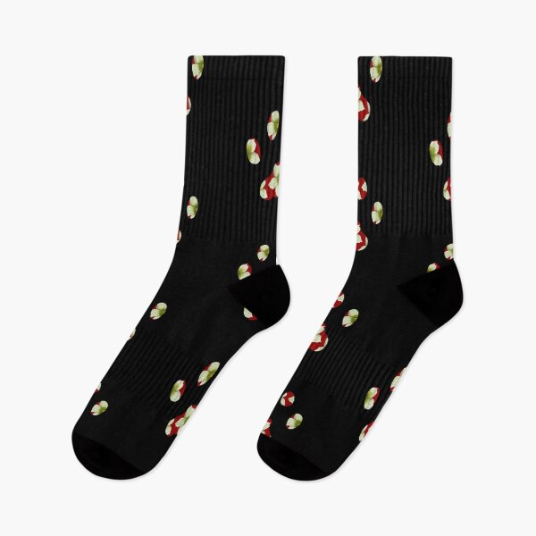 Item preview, Cat paw with Briony flower pattern in red on white designed and sold by Encie-Designs.