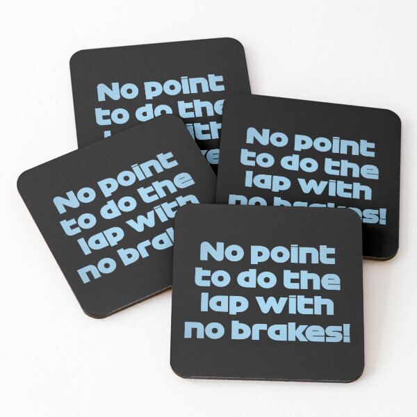 Item preview, GAS. No Point To Do The Lap With No Brakes! - Best Team Radio Suzuka GP 2022 (Original - Black BG) designed and sold by FilipeFerreira.