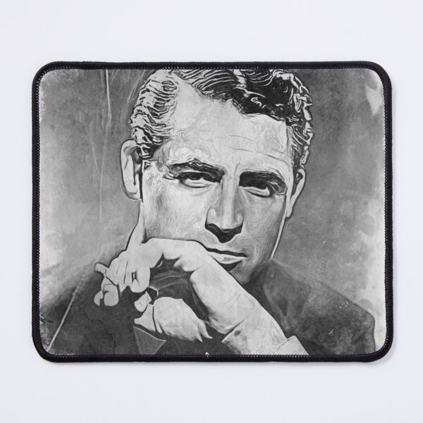 Item preview, Cary Grant Art - watercolor bw - D14 designed and sold by DecoVintage.
