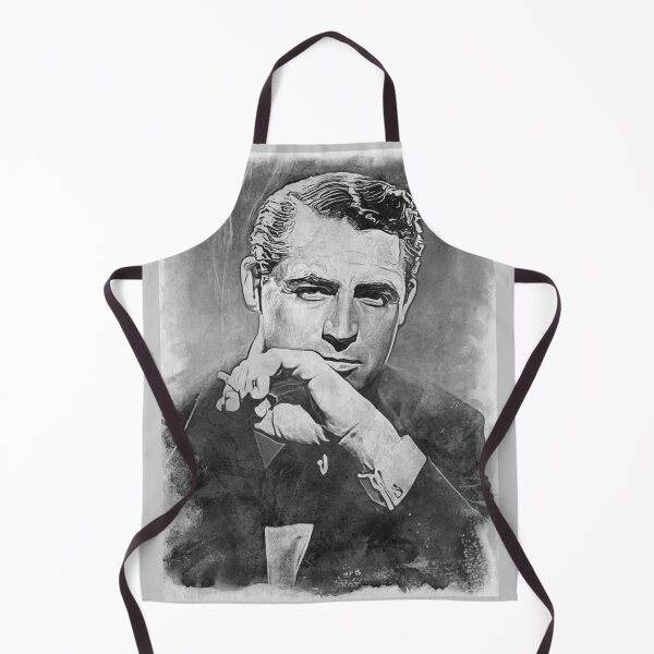 Item preview, Cary Grant Art - watercolor bw - D14 designed and sold by DecoVintage.