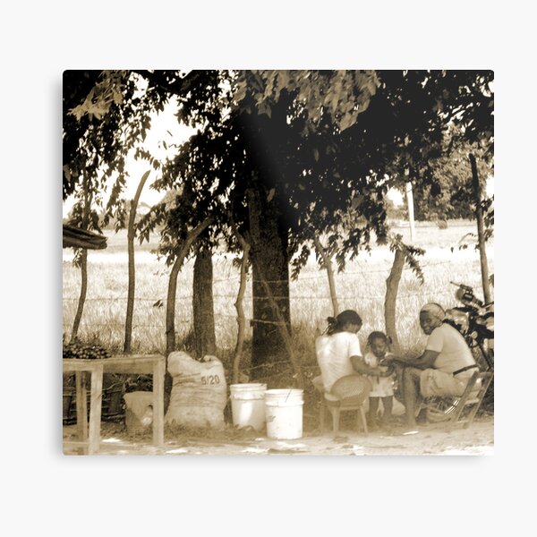 Dominican Vendors Metal Print