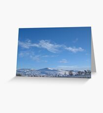 Cult Hill and Cleish Hills Powmill Greeting Card