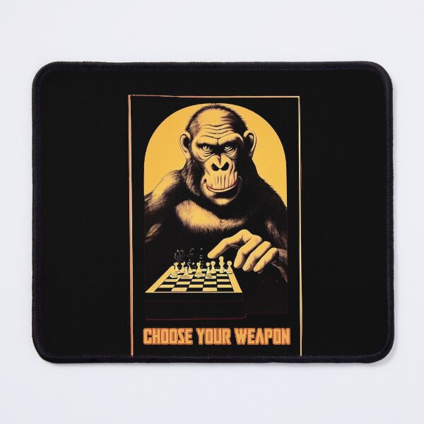 Item preview, Monkey Chess Player designed and sold by TheSamuraiCat.