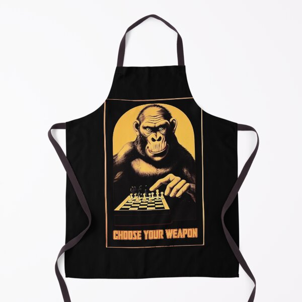 Item preview, Monkey Chess Player designed and sold by TheSamuraiCat.
