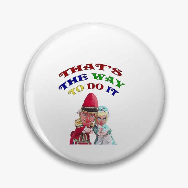 Item preview, Punch and Judy illustration with "That's the way to do it" words.  designed and sold by janesg.
