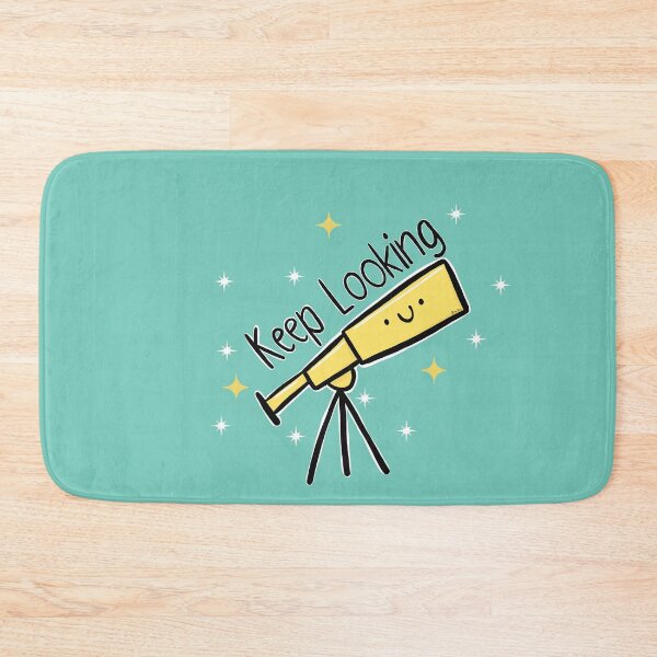 Item preview, kawaii telescope, keep looking with a sparkling sky designed and sold by MaddaMom.