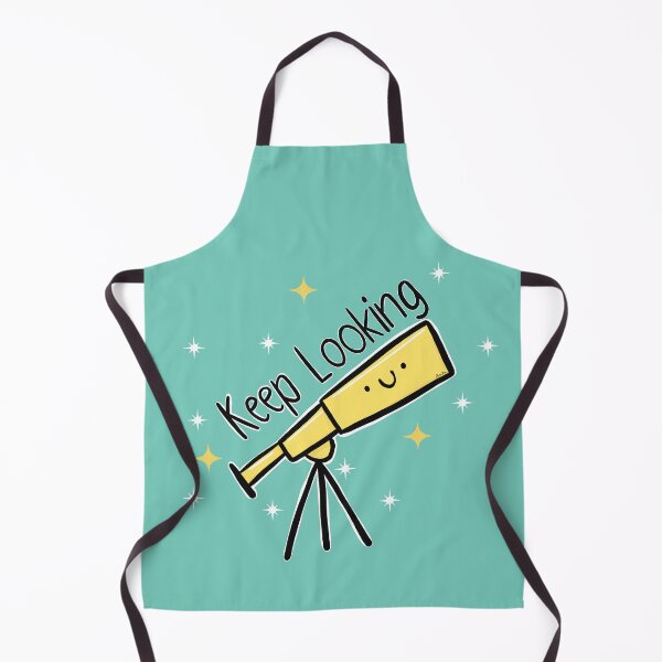 Item preview, kawaii telescope, keep looking with a sparkling sky designed and sold by MaddaMom.