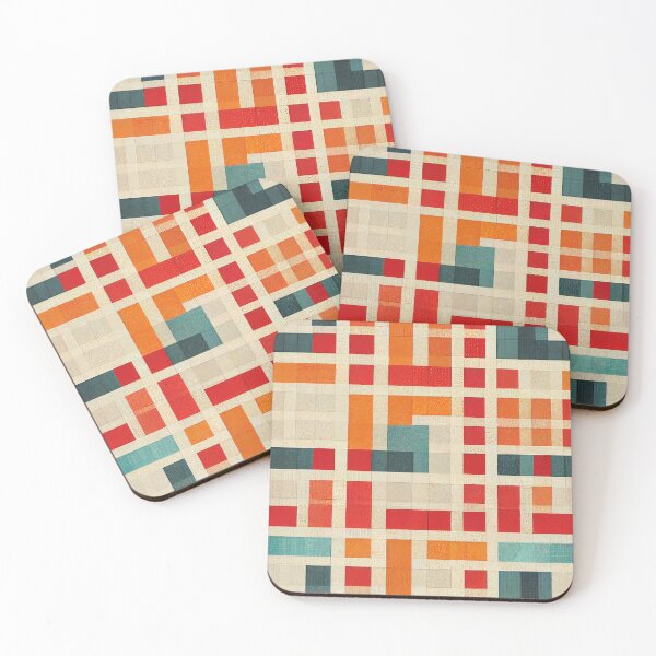 Item preview, Retro Patchwork Lines designed and sold by BuraxisDesigns.