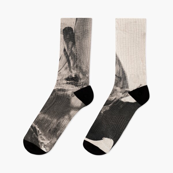Item preview, Papyrus: A minimal black and off white flow print by Alyssa Hamilton Art designed and sold by Alyssa Hamilton Art.