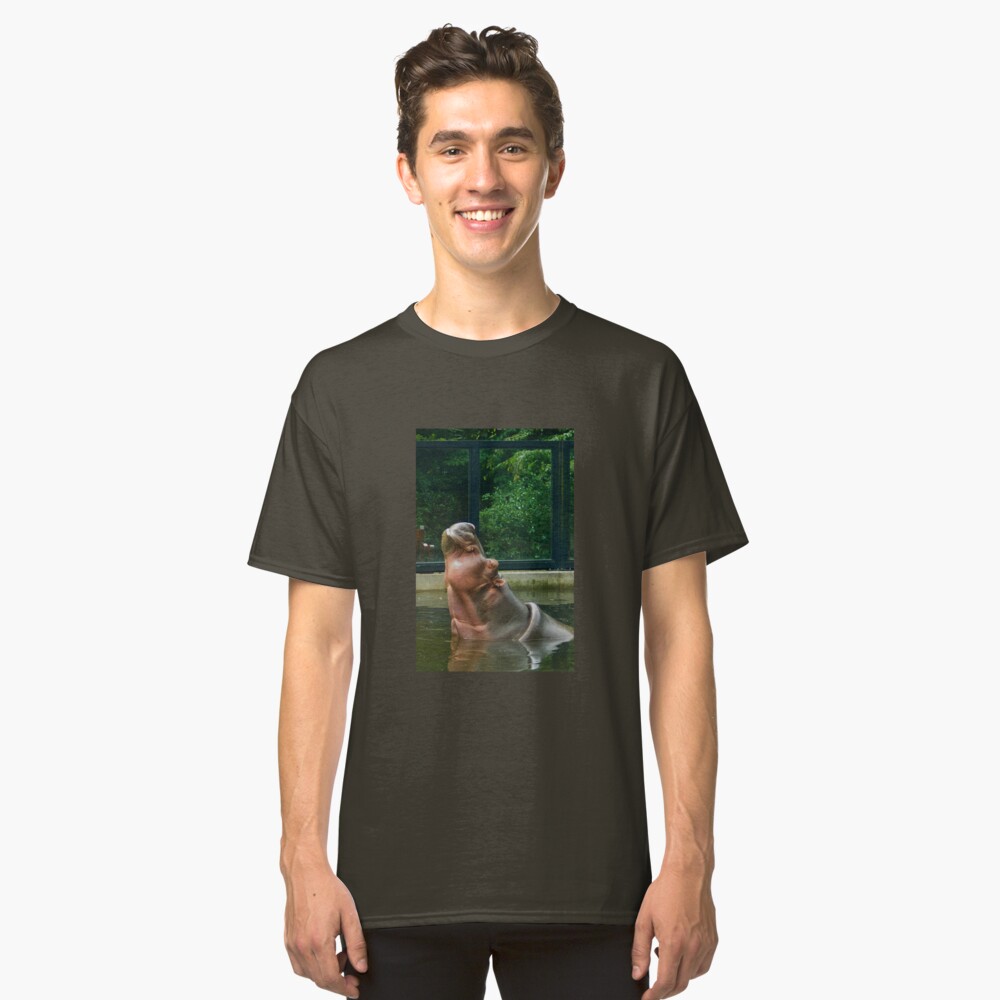 Happy Hippo - Aaaah... Life is good... Classic T-Shirt