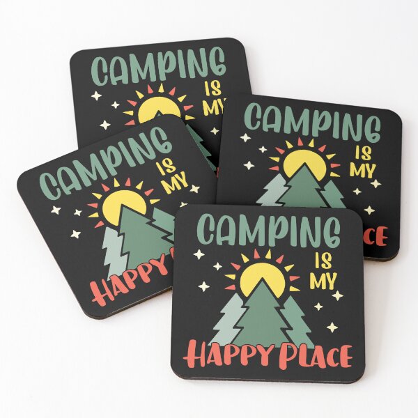 Item preview, Camping is My Happy Place - Camp Lovers designed and sold by DebbisPalette.