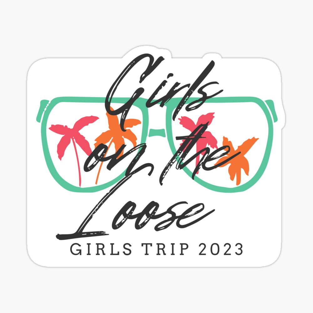 Custom Stickers - Greeting Cards: Girl's Trip