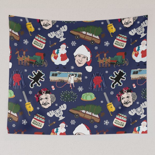 Item preview, Merry Christmas Vacation Clark Eddie & Santa designed and sold by happyholidayfan.