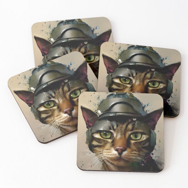 Item preview, cat soldier #2 designed and sold by supeart.