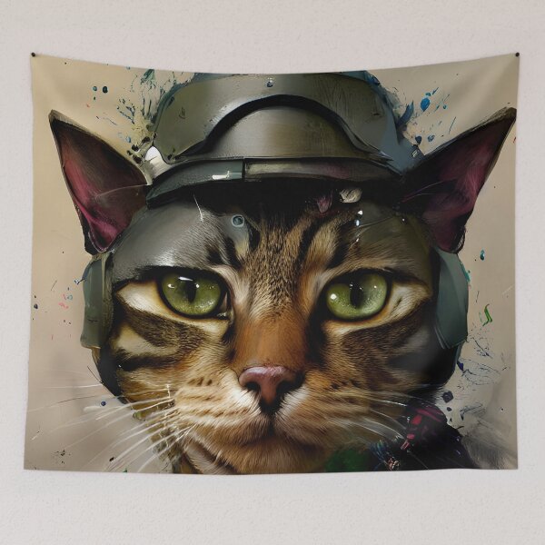 Item preview, cat soldier #2 designed and sold by supeart.