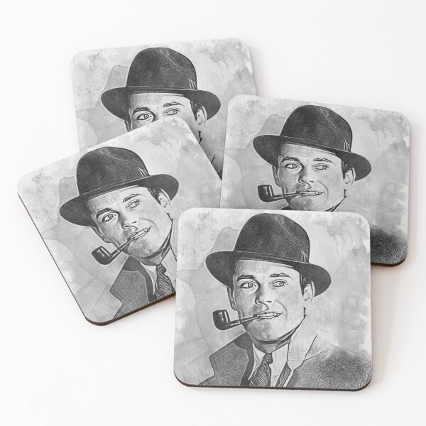 Item preview, Henry Fonda Art - watercolor bw - D16 designed and sold by DecoVintage.