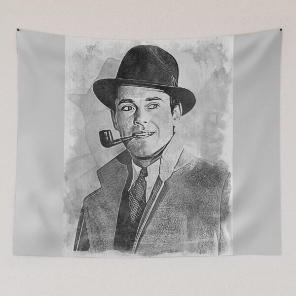 Item preview, Henry Fonda Art - watercolor bw - D16 designed and sold by DecoVintage.