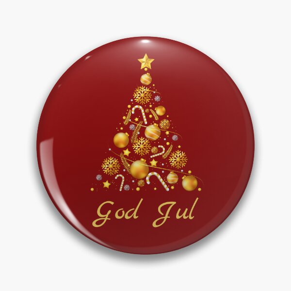 Item preview, GOD JUL Sweden Christmas Tree Happy Christmas designed and sold by MagicBoutique.