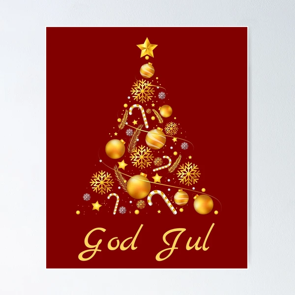 Sweden＊GOD JUL＊Christmas tapestry・* fposter,small,wall_texture,