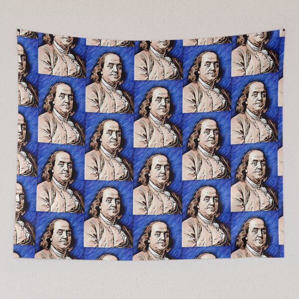 Artikelvorschau, Benjamin Franklin-Grafik | Benjamin Franklin-Porträt | Benjamin Franklin Wandkunst entworfen und verkauft von Suyogsonar25.