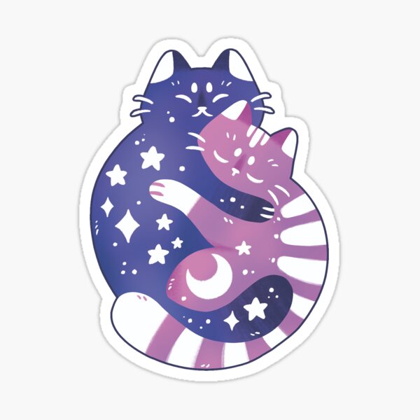 Item preview, Chats d'amour de la galaxie designed and sold by kattvalk.