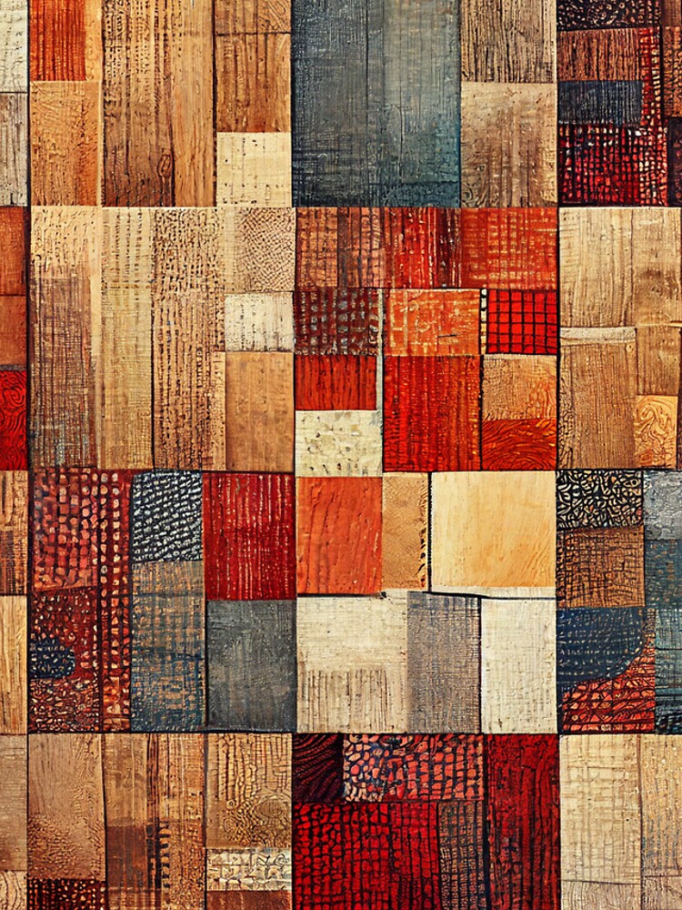 Thumbnail 4 of 4, iPhone Case, Rustic Patchwork designed and sold by BuraxisDesigns.