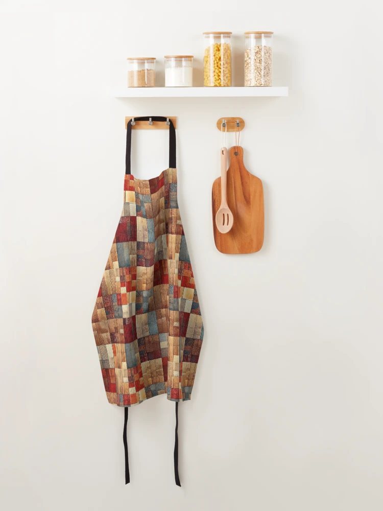 Thumbnail 4 of 6, Apron, Rustic Patchwork designed and sold by BuraxisDesigns.
