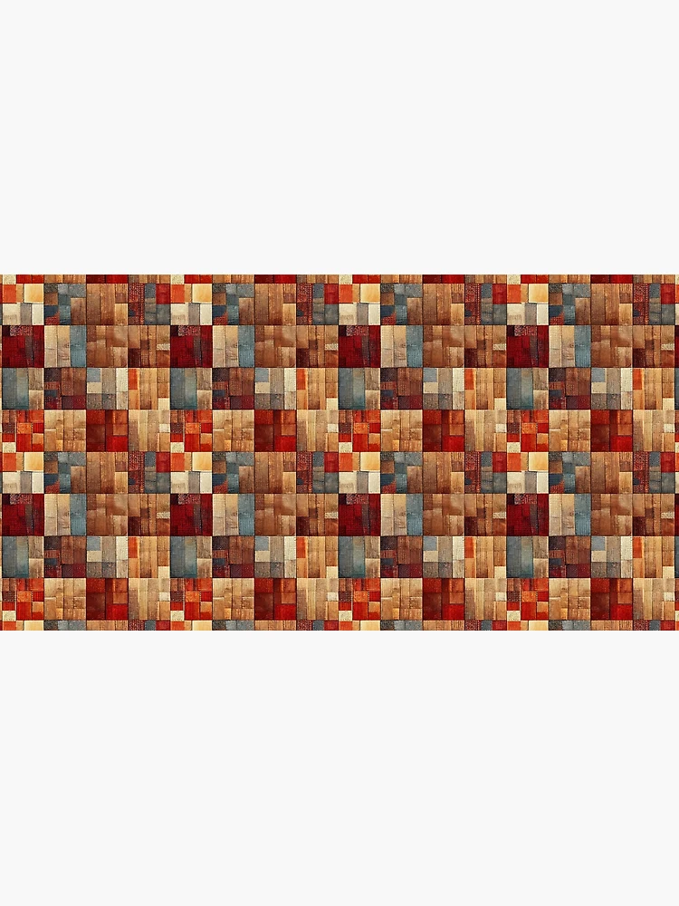 Thumbnail 5 of 5, Mouse Pad, Rustic Patchwork designed and sold by BuraxisDesigns.