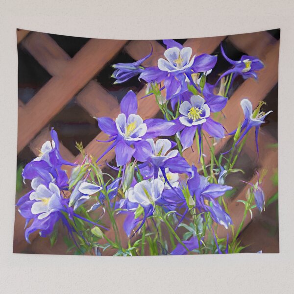 Item preview, Colorado Blue Columbine Painterly designed and sold by Debra Martz.