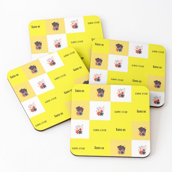 Item preview, Poker chips game over game on casino designed and sold by Alexandra Designer.