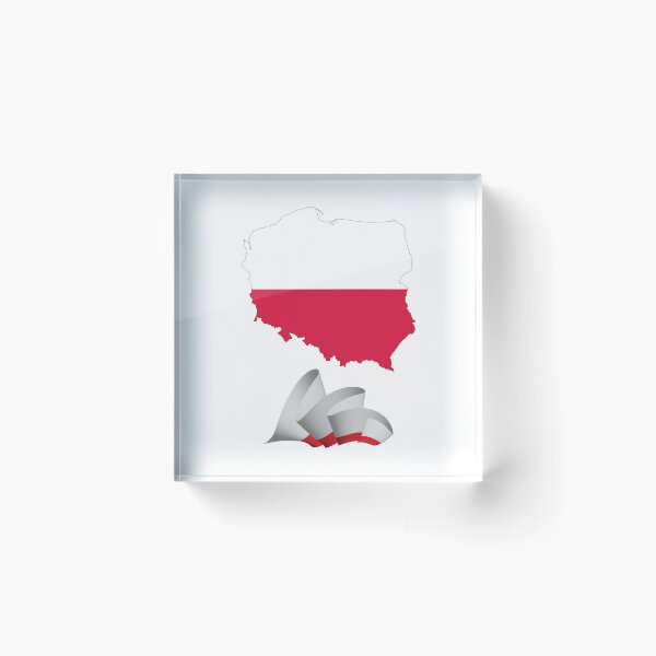 Item preview, Poland Map Flag designed and sold by Tienda-Vane.