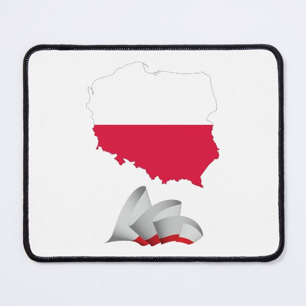 Item preview, Poland Map Flag designed and sold by Tienda-Vane.