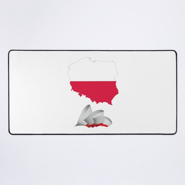 Item preview, Poland Map Flag designed and sold by Tienda-Vane.