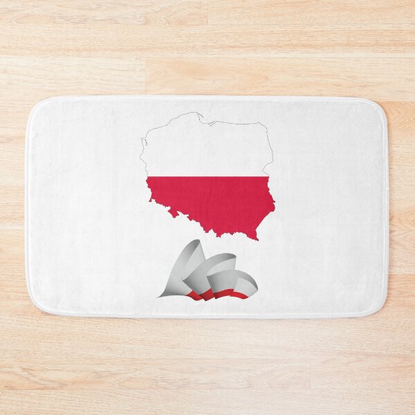 Item preview, Poland Map Flag designed and sold by Tienda-Vane.