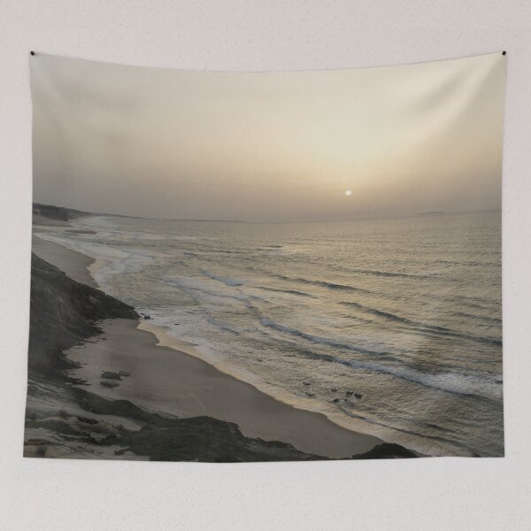 Item preview, Pale Lemon Yellow Atlantic Sunset designed and sold by Georgia Mizuleva.
