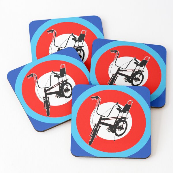 Artikelvorschau, Retro-Mod-Chopper-Design in Rot, Weiß und Blau entworfen und verkauft von ModSupporters.