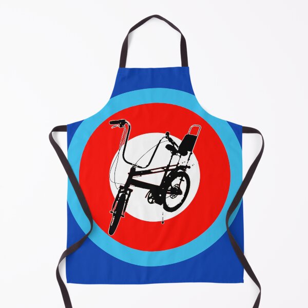 Artikelvorschau, Retro-Mod-Chopper-Design in Rot, Weiß und Blau entworfen und verkauft von ModSupporters.