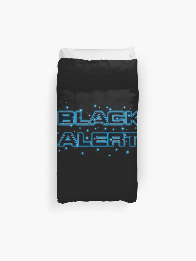 Star Trek Discovery Black Alert Duvet Cover By Bhsgraphics