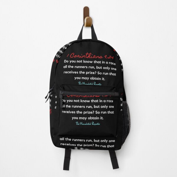 Item preview, Marathon Race Scripture Quote I Corinthians 9:24 - Black designed and sold by TheReporter1.