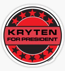 Kryten For President Sticker