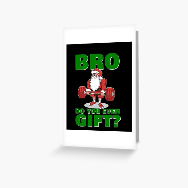 Weightlifting Santa Cards and Gift Wrap – Powerful Ideas Press