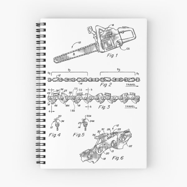 Item preview, Chainsaw, (chain) exploded diagram. designed and sold by timothybeighton.
