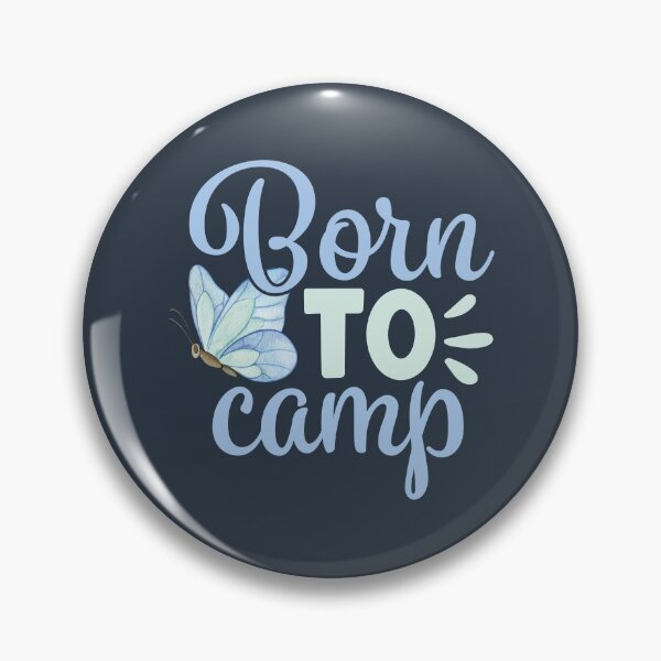 Item preview, Born To Camp - Camping Lovers designed and sold by DebbisPalette.