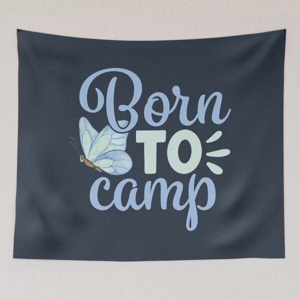 Item preview, Born To Camp - Camping Lovers designed and sold by DebbisPalette.