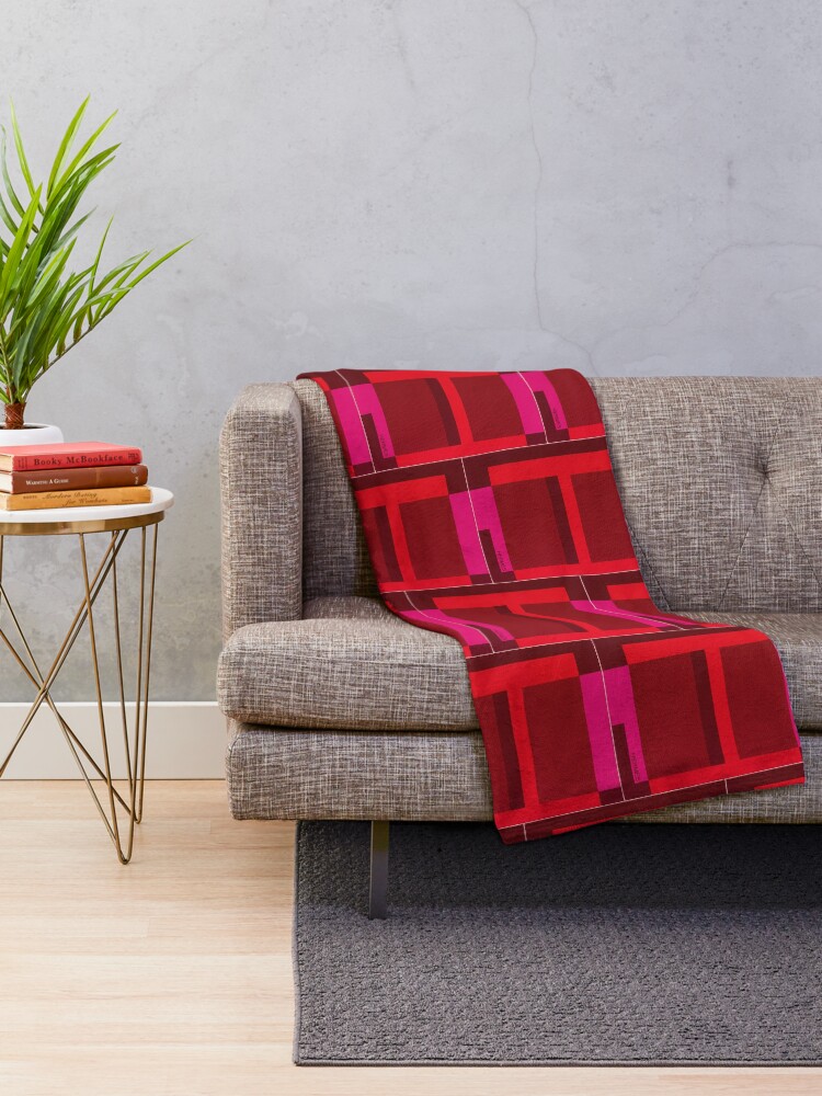 Red hermes online blanket