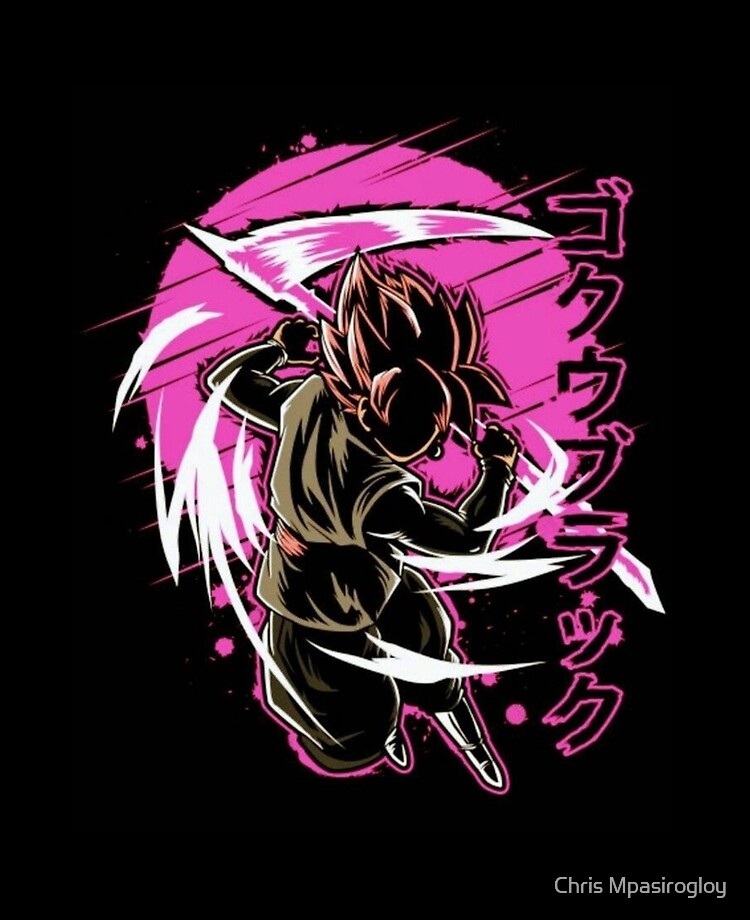 Speed Drawing Goku Black SSJ Rose 